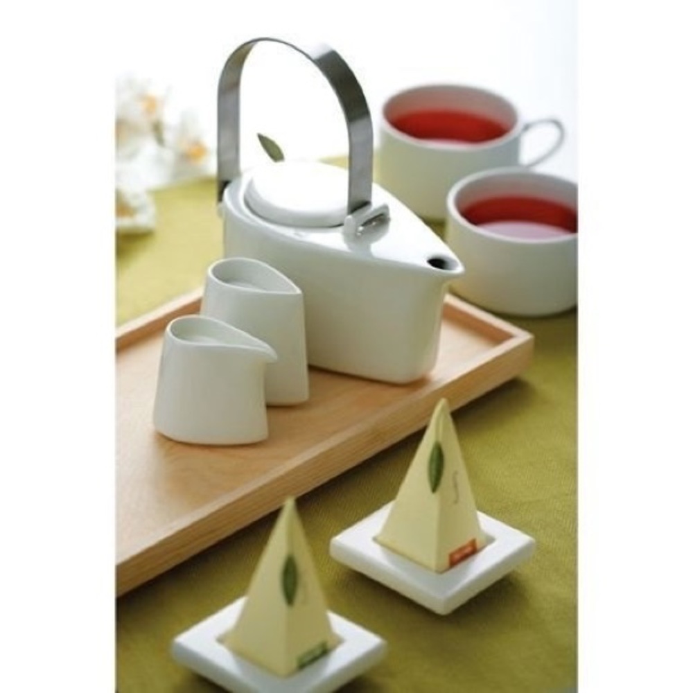 Tea Forte tea teardrop porcelain boxes TEA DROP TEA SET - Picture 1 of 5
